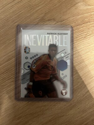 Topps Pristine Road to EM - Patrick Kluivert Inevitable Insert - Netherlands