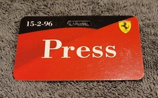 Pass Ferrari F1 Presentazione - Presentazione 15-2-96 1048/96 No Brochure