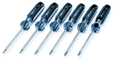 PERFORMANCE TOOL 6PC PRO STARDRIVER SET W/RACK WILW80006
