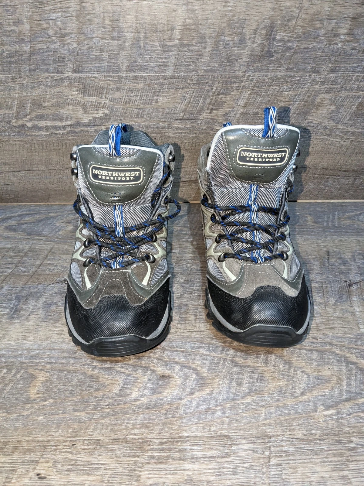 Northwest Territory Blackburn Gray Hiking Boot Trail Reinforced Toe US7.5 men's