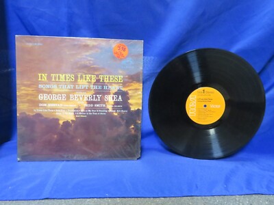 In Times Like These--George Beverly Shea--Record LP Vinyl--1961--RCA--LSP-2503