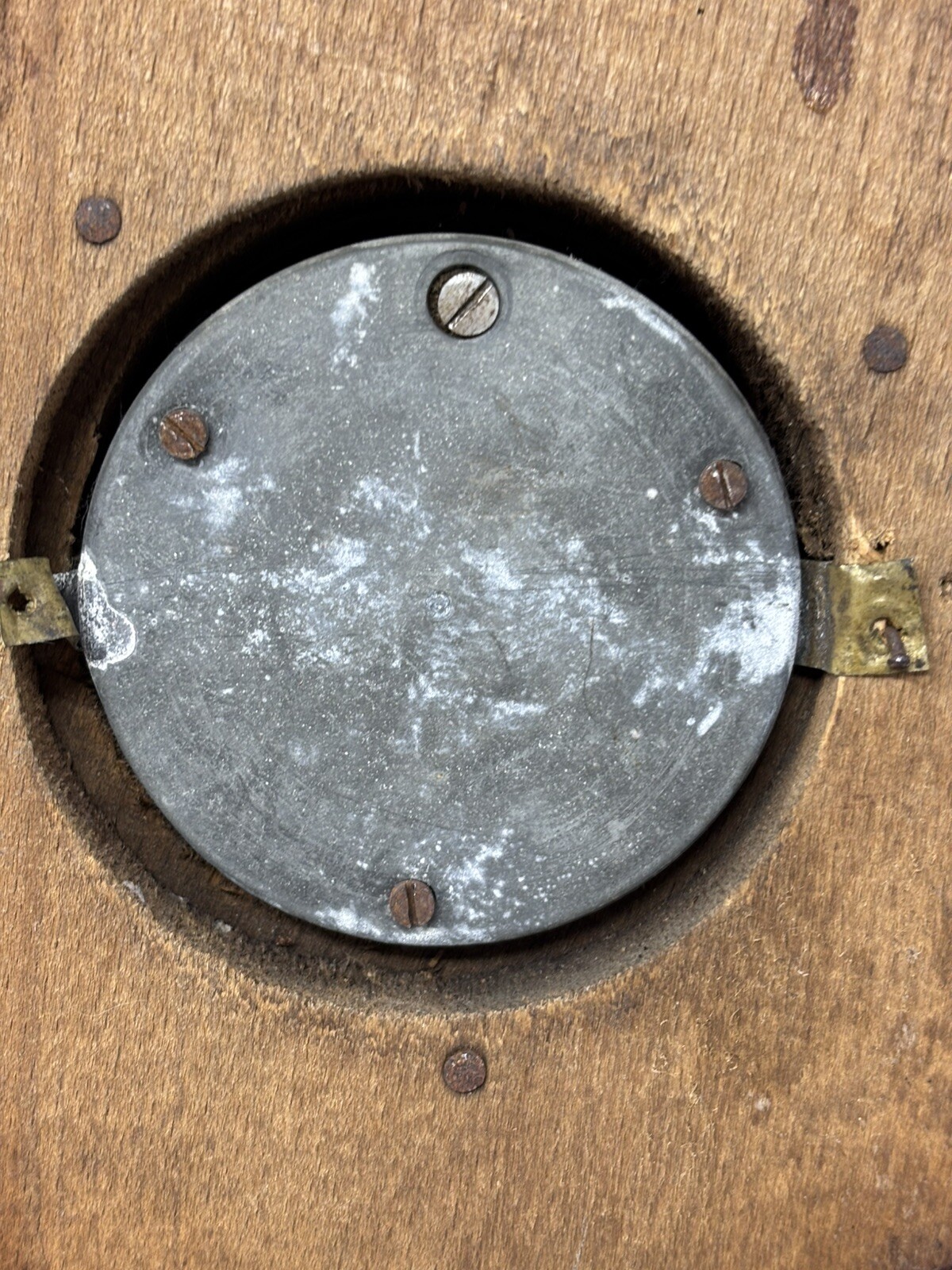 Antique Hand Carved French Wall Barometernot Thermometer Not Working 