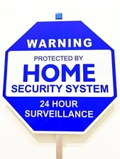 HOME Security Yard Signs 10in X 10in 100% Aluminum 10 Years of useful life