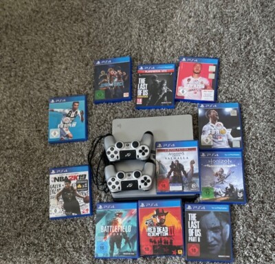 playstation 4 800GB plus zwei controller+ 11spiele