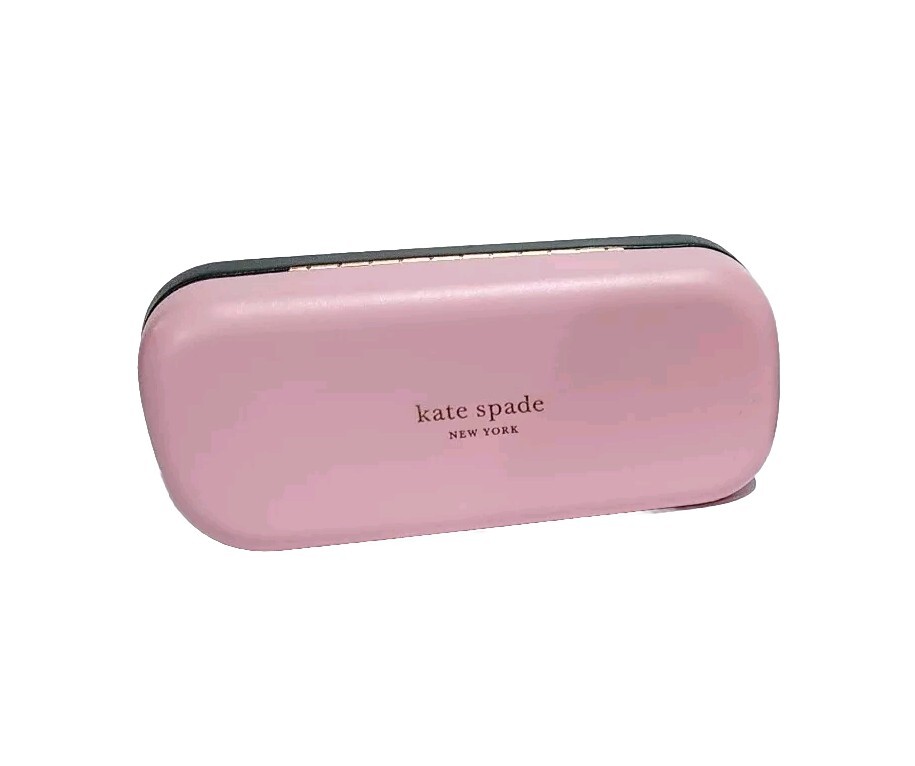 KATE SPADE Hard Clamshell sunglass/eyeglass Case Pink/Green