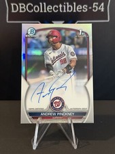 2023 Bowman Draft Andrew Pinckney 1st Refractor Auto 144/499 Nationals 