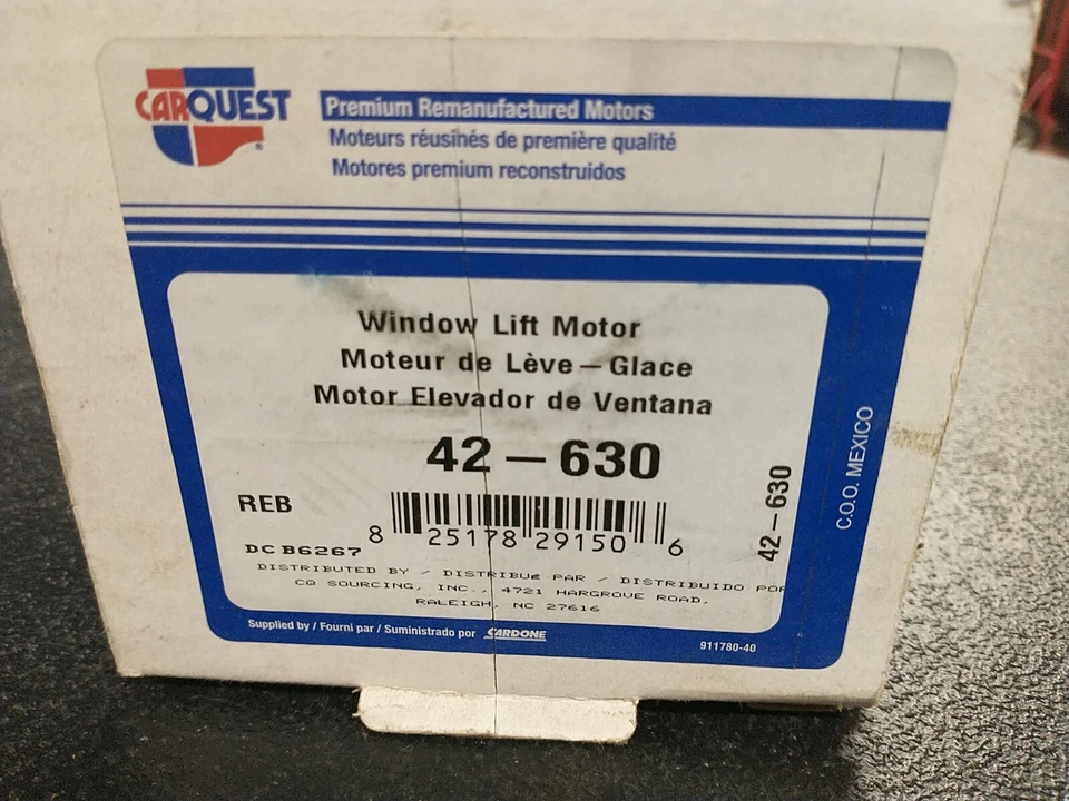 Cardone 42-630 Rear Left Window Lift Motor for 2005-2010 Jeep Grand Cherokee - Image 2 of 4