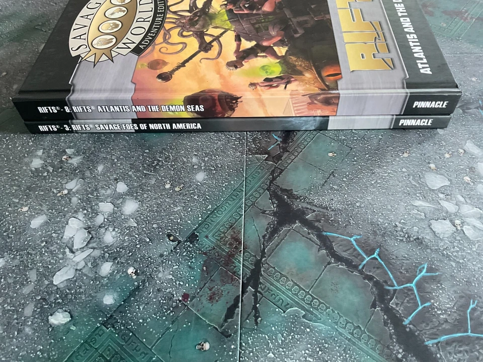 RIFTS Savage Worlds rpg ATLANTIS & THE DEMON SEAS Savage Foes Palladium Books HC Foto 3 de 4