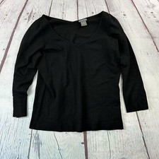 Ann Taylor Womens Long Sleeve V-Neck Sweater Sz Small