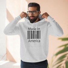 Made in America Three-Panel Fleece Hoodie