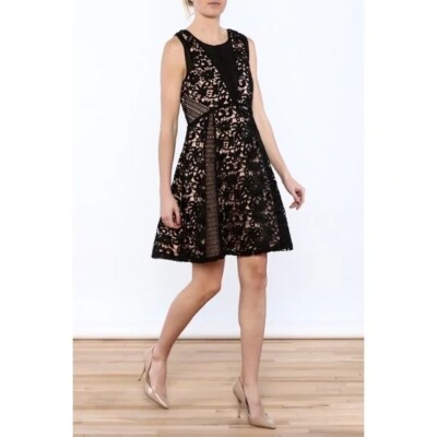 rae lace overlay sheath dress NWOT Adelyn Rae Loretta Lace Dress