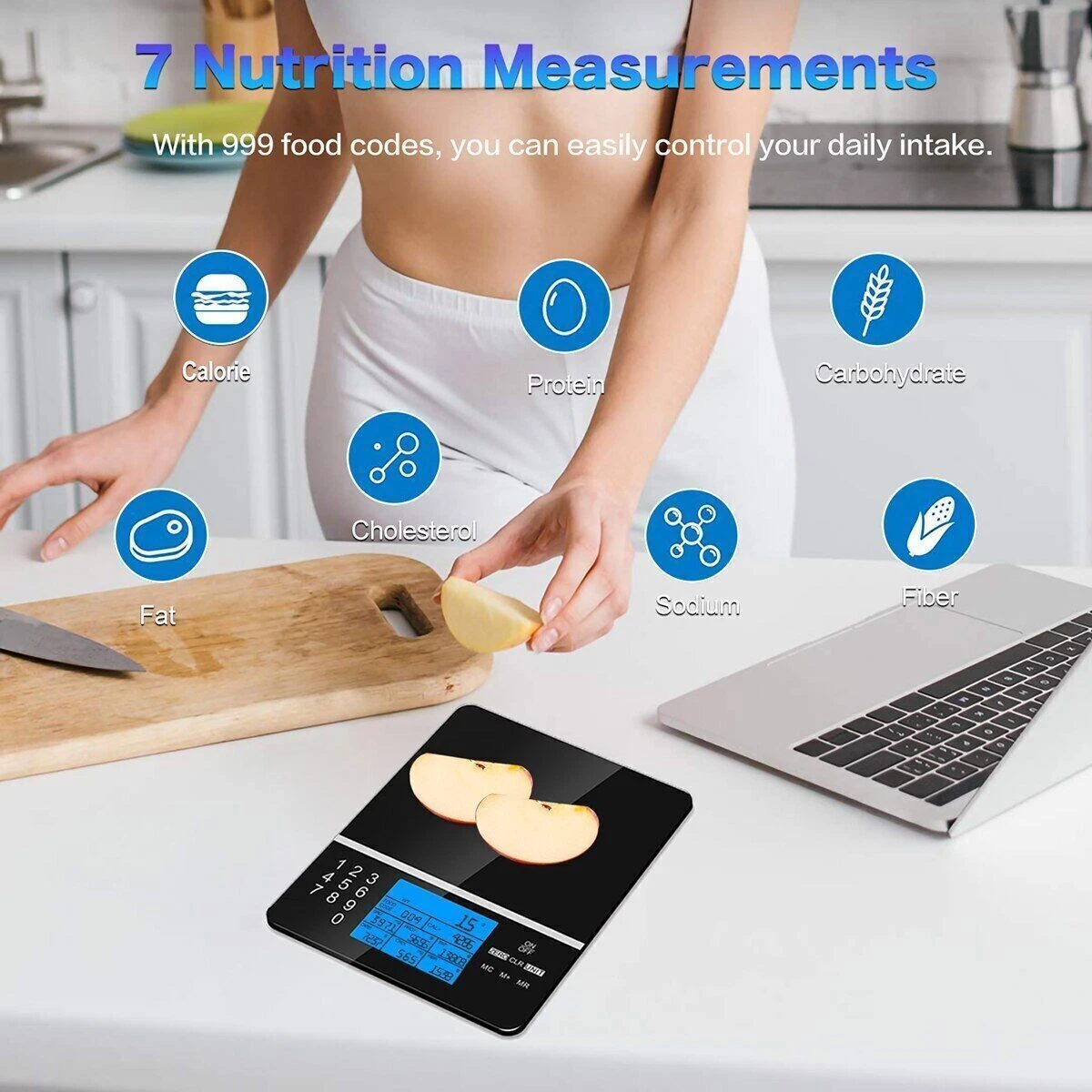 Digital Kitchen Scale 5KG Scale Smart Food Calories Protein