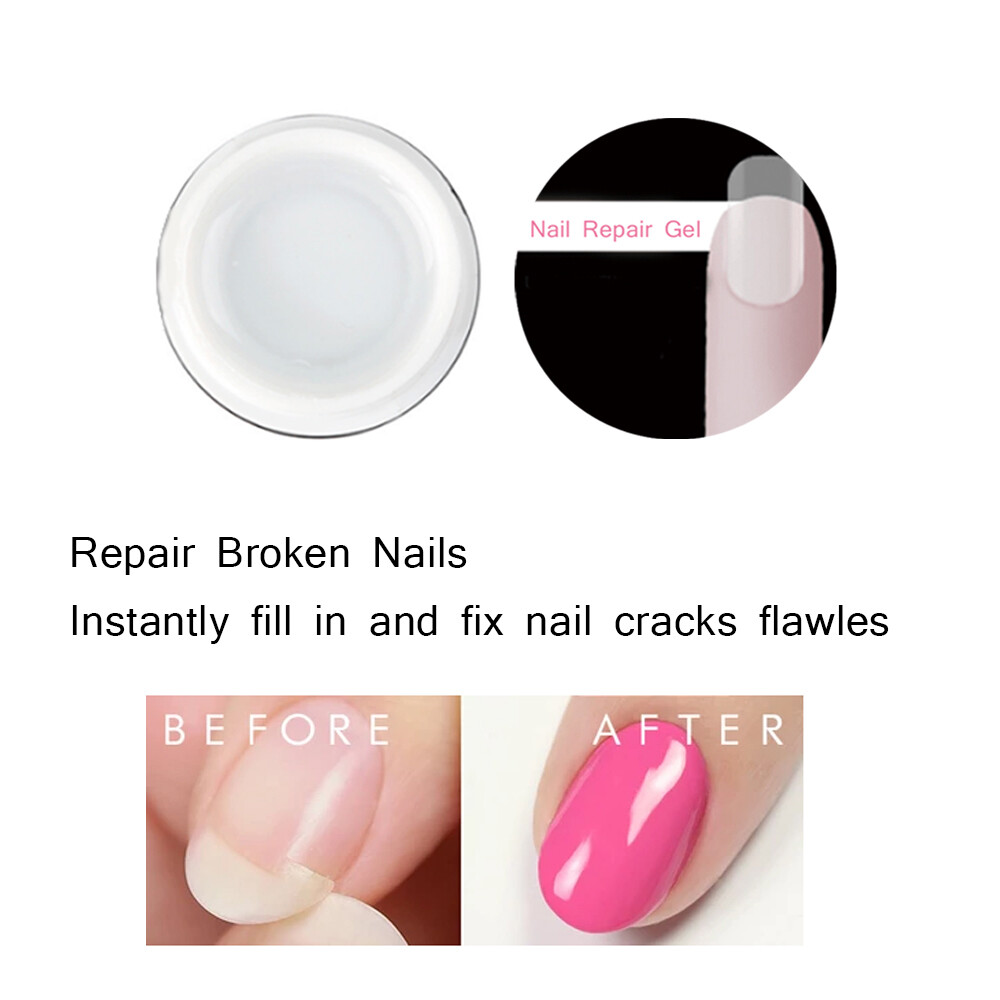 Cracked Nail Repair Gel Broken Nails Treatment Glue Quick Cuticle Care