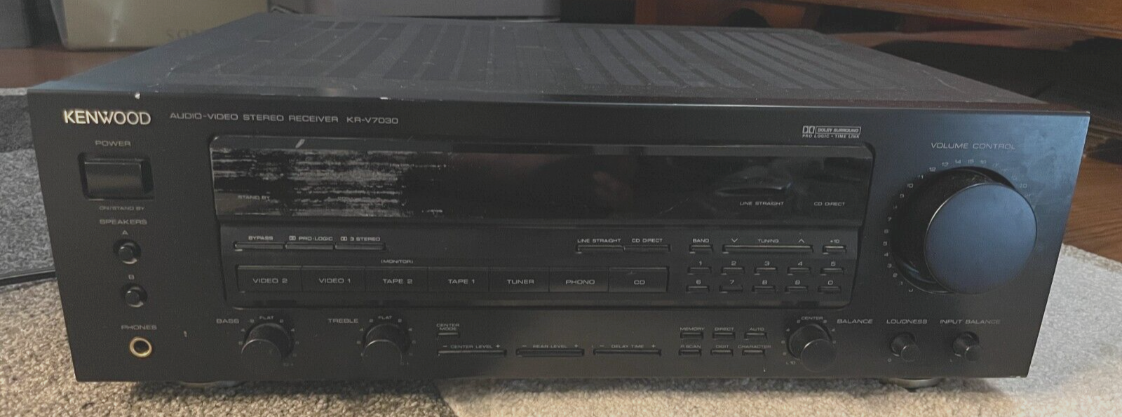 Kenwood KRV7030 AV Audio Video Stereo Receiver AM/FM Digital Tuner eBay
