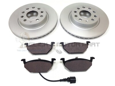 SKODA OCTAVIA MK2 2.0 TDi 05-11 FRONT 2 BRAKE DISCS AND PADS (CHECK SIZE 280MM)