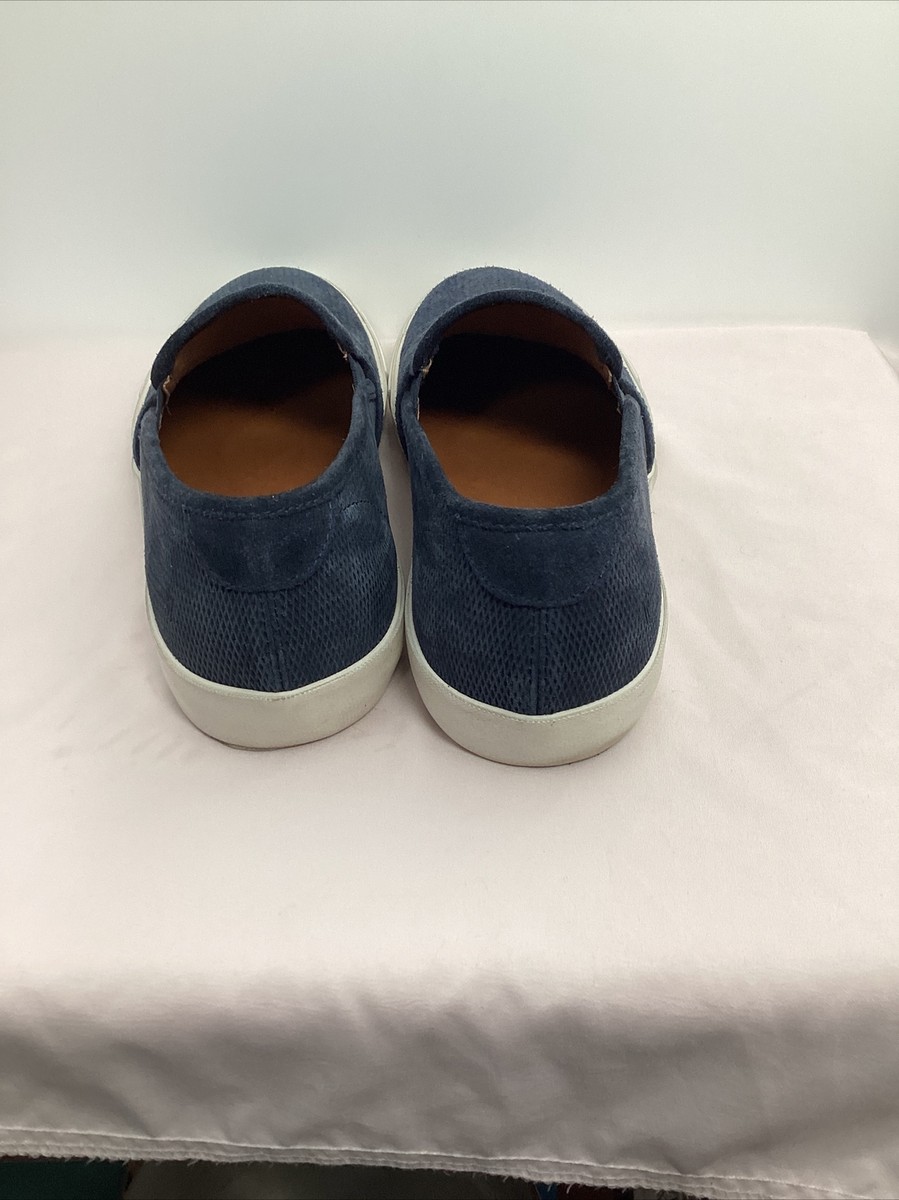 FRYE Brett Men’s Shoes Size 8.5  Perforated Slip On Sneakers Dusk Blue Loafers Frye Shoes Mens 8.5 Brett Slip On Loafers Sneakers 3481536  main image 3