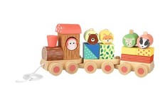 Orange Tree Toys Woodland Puzzle Train