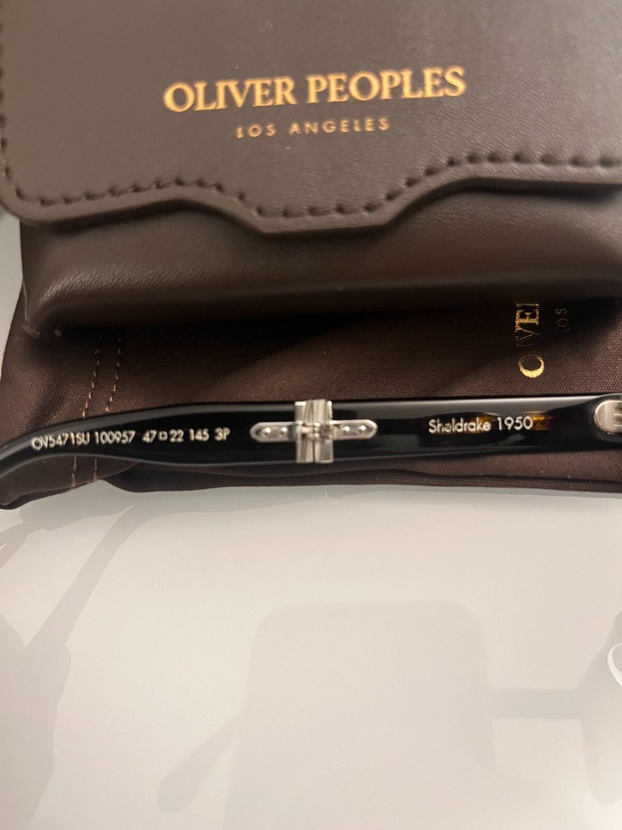 Oliver Peoples SHELDRAKE 1950 FOLDING True Brown POLARIZED Sun MSRP$686  GreatGif | eBay