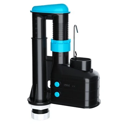 Dual Flush Toilet Syphon Height Adjustable 7.5" 9.5" WC Cistern Overflow Lever