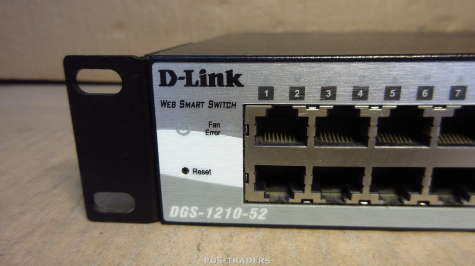 D-Link DGS-1210-52 48-Port Smart+ GIGABIT Managed L2 Switch 4x SFP + RACK MOUNTS - Bild 3 von 4