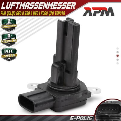 Luftmassenmesser für Volvo S60 II S80 II V60 I XC60 V70 XC70 II Toyota Hilux VII