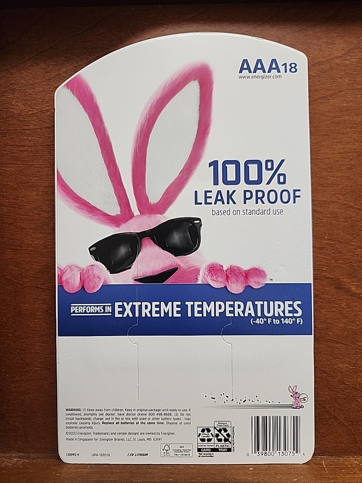 Energizer Ultimate Lithium AAA 18pack Batteries Expire 2048