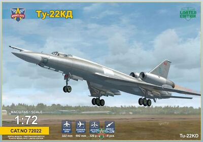Tu-22KD ''Shilo'' Soviet Medium bomber scale 1/72 ModelSvit 72022