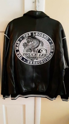 bruce lee varsity jacket