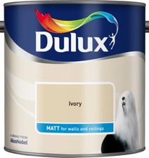 Dulux Matt Paint Smooth Creamy Emulsion - 2.5L - All Colours - Free Postage