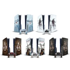 ASSASSIN'S CREED III GRAPHICS VINYL SKIN DECAL FOR PS5 SLIM DISC EDITION BUNDLE