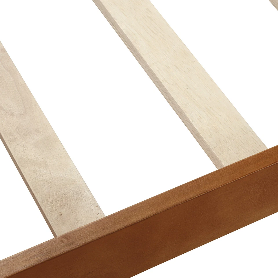 Base de colchón con plataforma de madera con cabecero de roble Foto 4 de 4