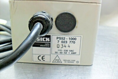 Sick Optic PS52-1000 Power Supply 115/230 VAC 
