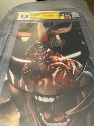 Wolverine #9 Suayan Virgin CGC SS 9.8 Signed x2 by Adam Kubert and Ben Percy