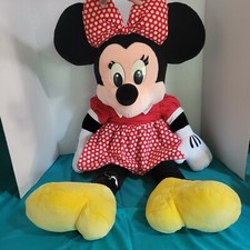 Vintage Disney Minnie Mouse Jumbo Plush Stuffed Doll 32 Inch Disney Parks