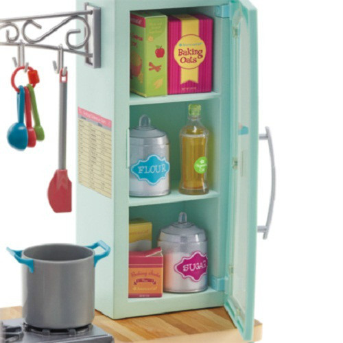 American Girl GOURMET KITCHEN SET for DOLL playset Island MIXER Lots of