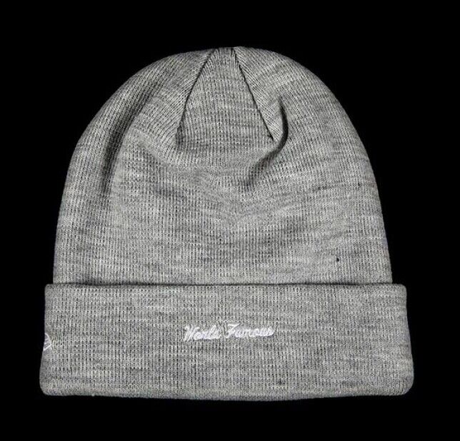 Supreme New Era Cross Box Logo Beanie Heather Grey FW20