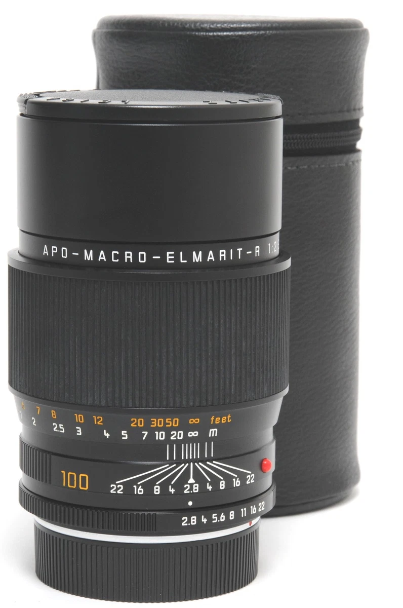 Leica APO-MACRO-ELMARIT-R 100mm Focal f/2.8 Camera Lenses for sale