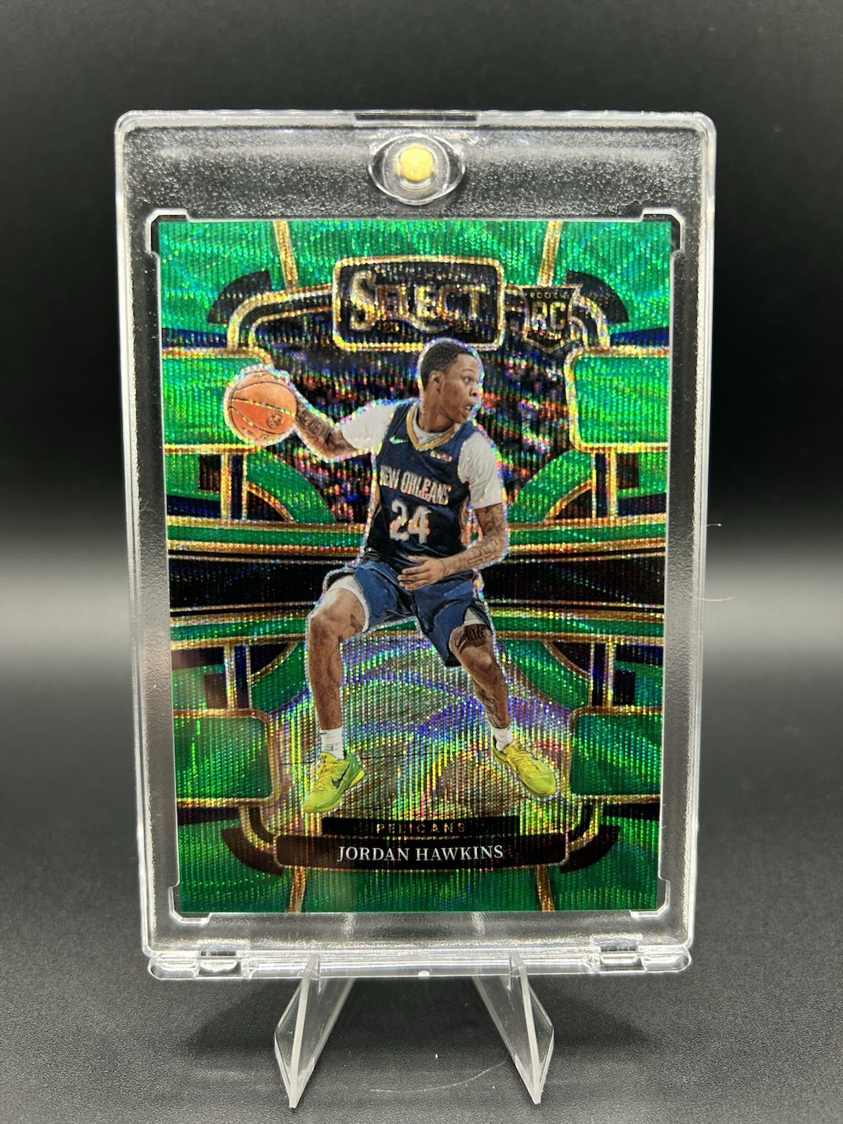 2023-24 Panini Select Concourse Green Wave Jordan Hawkins /50 (RC)