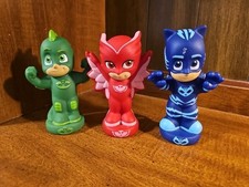 Pj Masks Figures Water Squirters Bath Pool Toy 5  Catboy Owlette Gekko Just Play