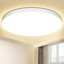Plafoniera LED Soffitto 24W Lampada Da Soffitto 4000K 2000LM Plafoniera Bagno IP