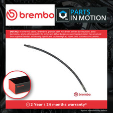 Brake Hose fits LAND ROVER 110/127 LDH 2.5D Rear 83 to 90 Hydraulic Brembo New