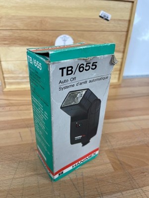 Hanimex TB655 Auto Off Electronic Flash Vintage Camera Accessory Japan w/ Box