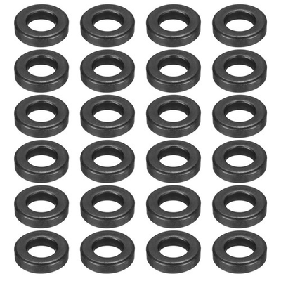 #ad 24 Pcs Carbon Steel Flat Washer Fits M10 x 20mm x 5mm Black Washer Fits $22.28