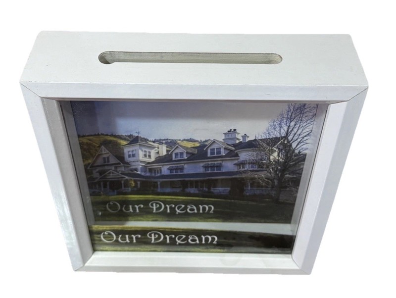 “Dream Home” Frame House Interior Decoration Family Wedding Gift Cork Money