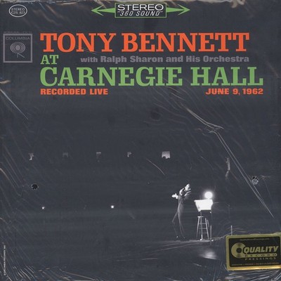 Tony Bennett - At Carnegie Hall (Vinyl 2LP - 1962 - US - Reissue)