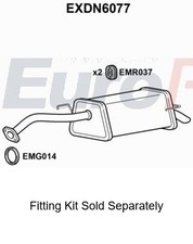 Rear Muffler Silencer Insert Exhaust Fits Nissan Micra Note EuroFlo EXDN6077