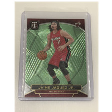 2024-25 Panini Totally Certified Jaime Jaquez Jr. Mirror Neon Green RC /99 Heat