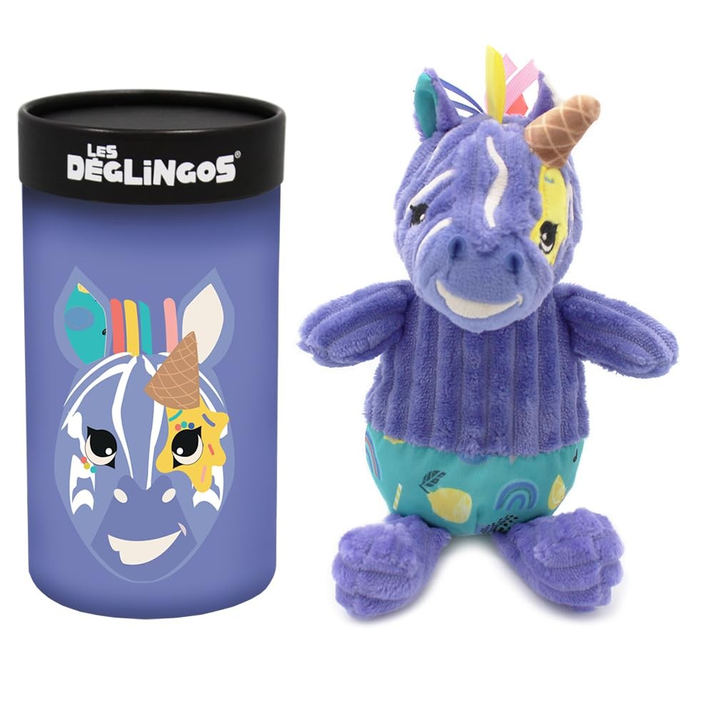 Peluche petit zèbre Kiprokos cadeau de naissance avec boîte