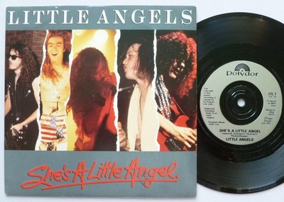 Little Angels She's A Little Angel 7'' Polydor LTL7 EX/EX 1990 picture sleeve