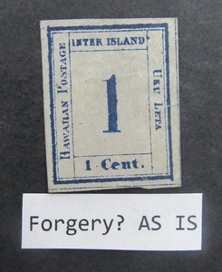 nystamps US Danish West Indies Stamp Used Forgery ? As Is        U26x2880
